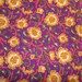 15% OFF Half meter indian cotton floral fabric in purple