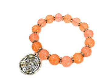 Quartz bracelet, gemstone bracelet