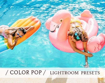 40 LIGHTROOM presets for COLOR POP effect