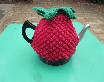 Strawberry Tea Cozy - Vintage Style