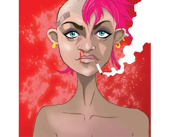 Tank Girl Art Print