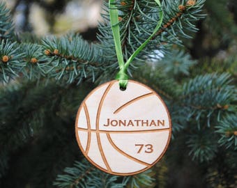 Personalized Basketball Ornament
