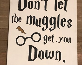 Don't Let The Muggles Get You Down Canvas