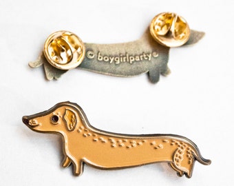 Dachshund Enamel Pin Dog Pin Dachshund Pin Dachshund Gift Dachshund Jewelry Wiener Dog Enamel Pin Dog Brooch Pins
