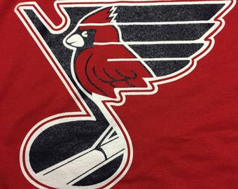 blues cardinals mashup shirt