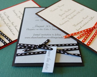 Tying The Knot save the date, set of 25