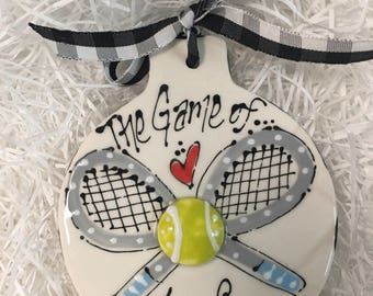 Tennis ornament