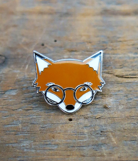 Mr Fox Lapel Pin