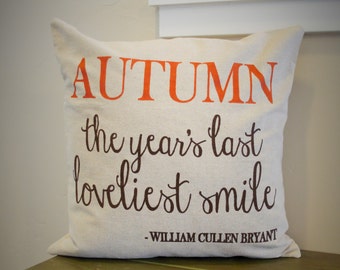 Fall Decor, Fall Pillow Cover, Autumn Pillow Cover