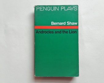 Bernard Shaw - Androcles and the Lion - 1969 - Penguin Plays - Paperback books - Second hand boks
