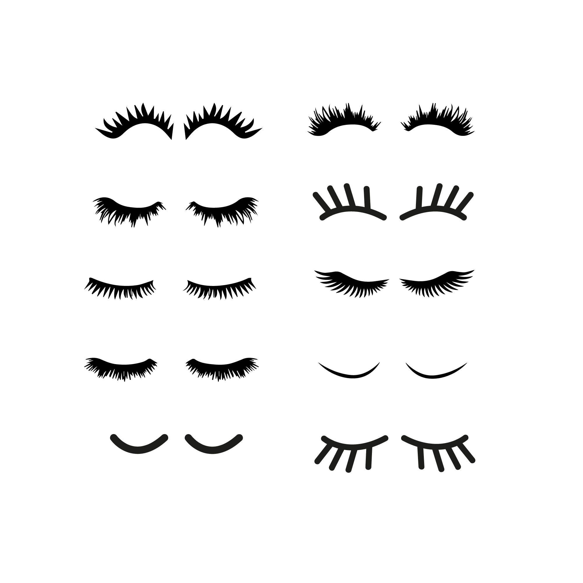 Download Eyelash svg, Eyelashes svg, Lash svg, Svg eyelash, Eyelash cricut, Eyelash clipart, Eyelashes ...