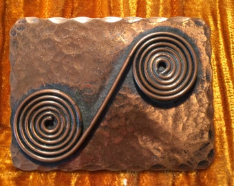 Modernist Francisco Rebajes Brooch - New York Greenwich Village Jeweler from the Dominican Republic