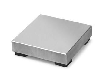 Stamping Block ImpressArt for Hand Stamping Jewelry and Leather - Steel with Rubber Feet - AA003