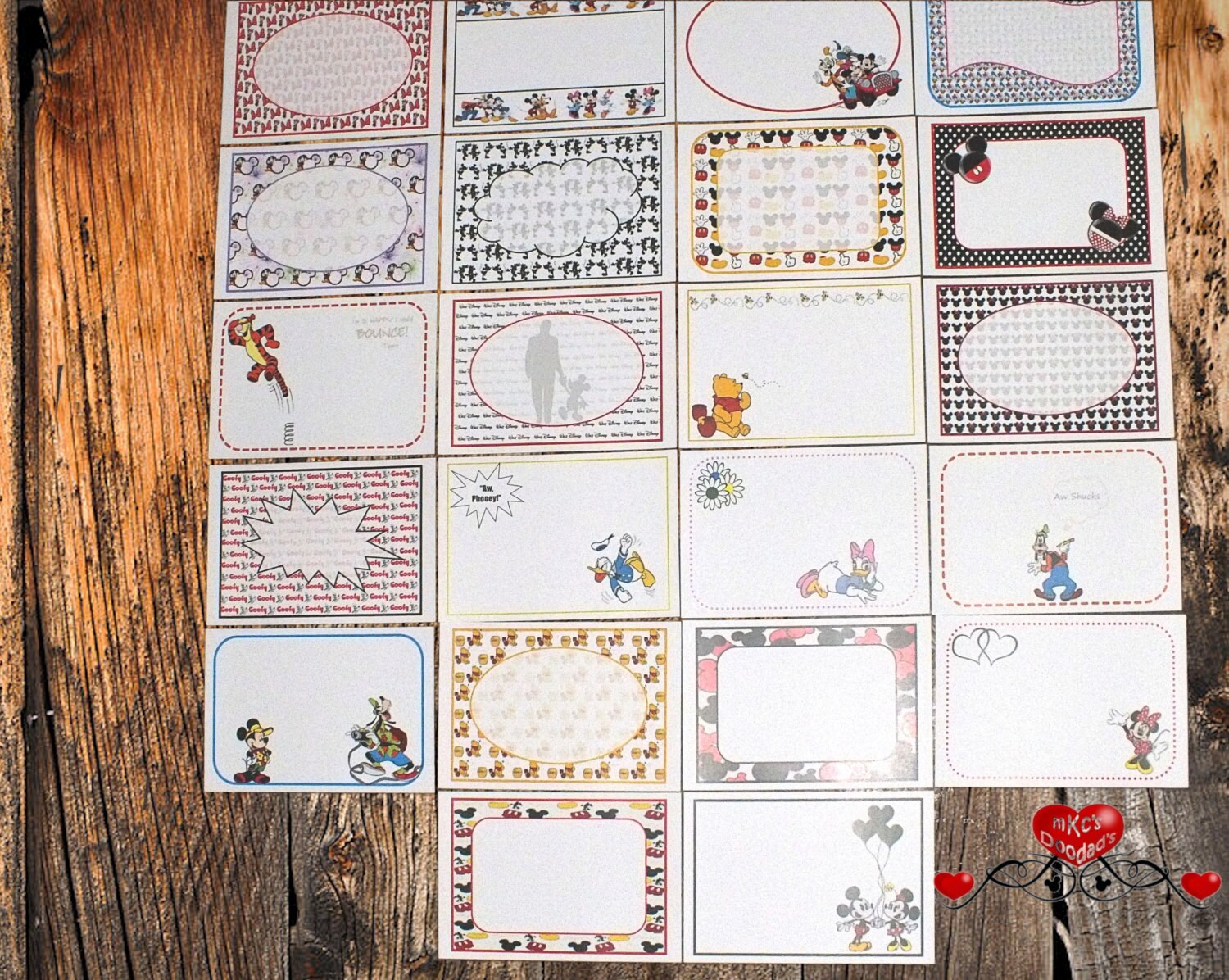 Disney Autograph Book Printable Pages 44 Unique designs