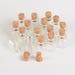 100pcs 13x18x06mm 0.6ml Mini Clear Glass Bottles With Cork Empty Transparent Glass Vials Jars