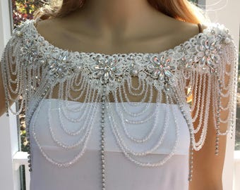Great Gatsby Necklace, Art Deco Necklace, Flapper 1920s Necklace, Flapper 1920s Jewelry, Downton Abbey Jewelry, Downton Abbey Necklace