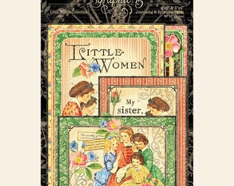 Now Shipping-Graphic 45 Little Women ephemera cards: 4501663