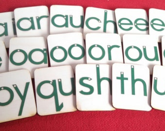 Mini Lowercase Sandpaper Letters BLENDS