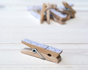 Wooden clothespins - 3,5 x 0,6 cm 10pcs
