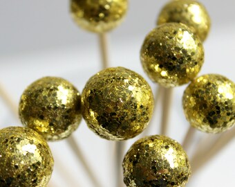 Gold Drink Stirrers, Drink Toppers, Weddings, Bridal Shower, Party Decor, Great Gatsby