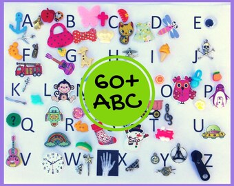 ABC 60+ BIG SET Alphabet objects (60+ items)