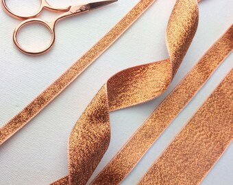 Bronze Gold Ribbon Collection. Bronze Gold Lame Ribbon. 7mm, 15mm, 25mm, 40mm craft ribbon. Ribbon. Wedding Ribbon. Holiday crafting