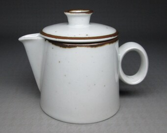 Dansk brown mist creamer with lid . Denmark Niels Refsgaard