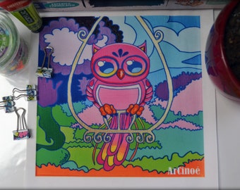 FABRIC Cute Owl delivery COUPON 28 July 2018