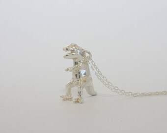 Mr T. Rex Dinosaur necklace