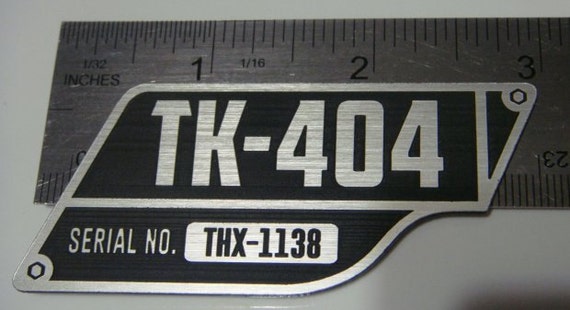 Serial Number Plates For Sale