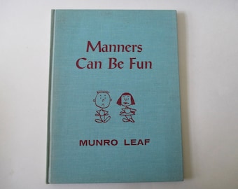 Manners Can Be Fun by Munro Leaf