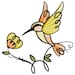 Machine Embroidery Design - Hummingbird #05