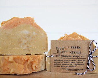Fresh Citrus - Cold Process Soap