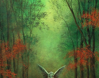 Angel Holding a Dove