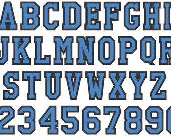 photoshop collegiate block letter font what is name