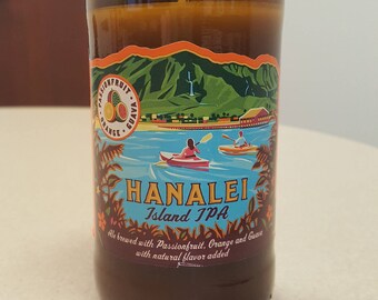 Kona Brewing Hanalei Island IPA - Beer Bottle Candle