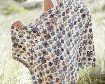 Wool Blanket Rocky Path Crochet