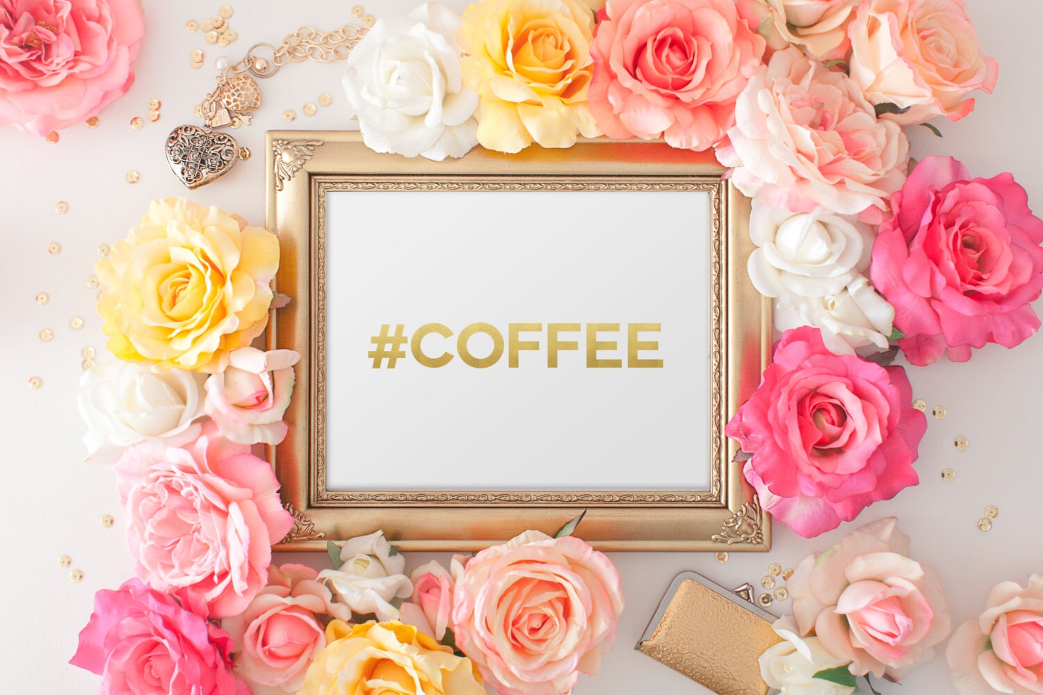 Hashtag Coffee Print / Coffee Wall Art / Coffee Kitchen Art