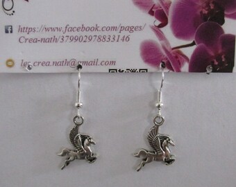 earring type horse Pegasus E6