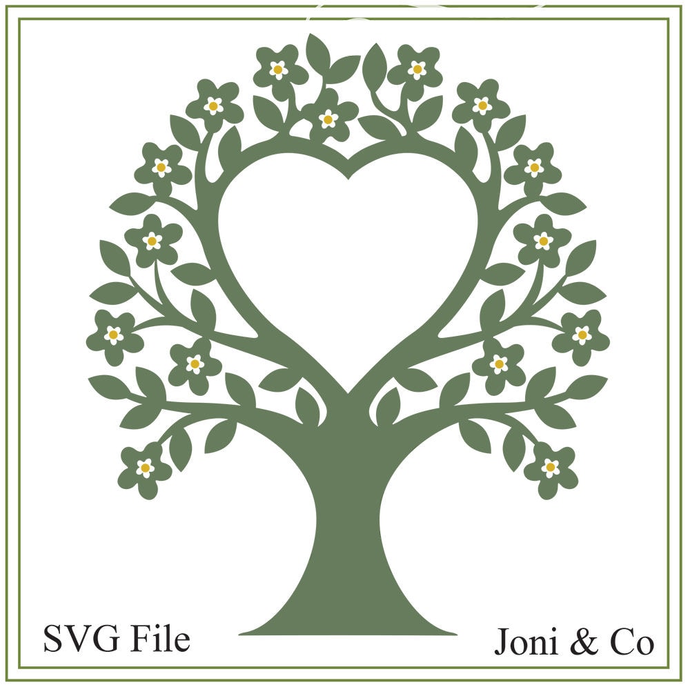 Download Wedding Tree svg Wedding invitation SVG Tree svg printable