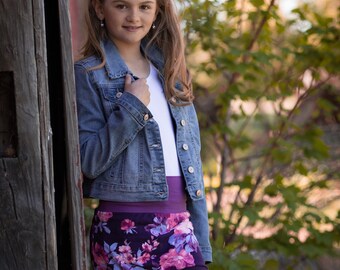 La Petite Jupe "JULIETTE" - Polyester brossé - Disponible en taille enfant 1 à 12 ans