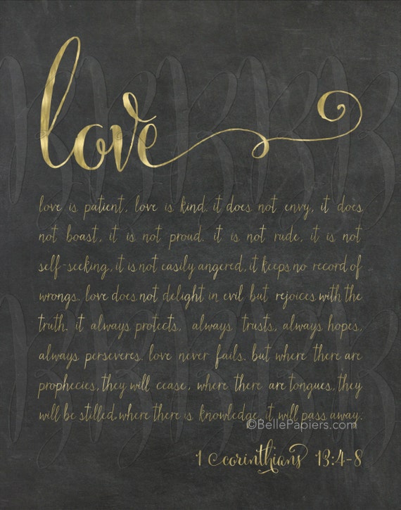 love fails never calligraphy 1 Is Is Love Wedding Corinthians Patient 13:4 Do 8 Love Kind