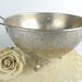 Mid Century Aluminum Colander Footed with Star Pattern