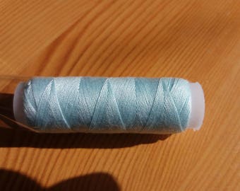 sewing thread spool light blue