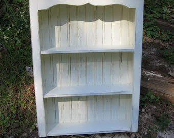 Country wall shelf , bath shelf , Cottage wall shelf , french country shelf ,
