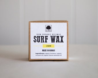 Organic Beeswax Surf Wax // Handmade in Hawaii // Hawaiian Surf Wax // Gifts for Her // Gifts for Him // Surfer // Surfer Girl