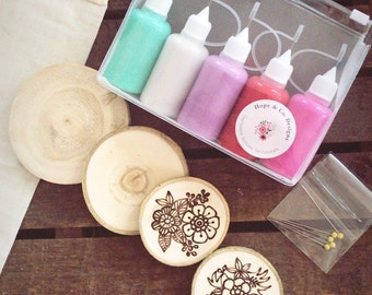 DIY wood painting kits