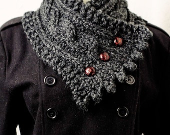 The Fisherman's Wife Neck Warmer in Caviar