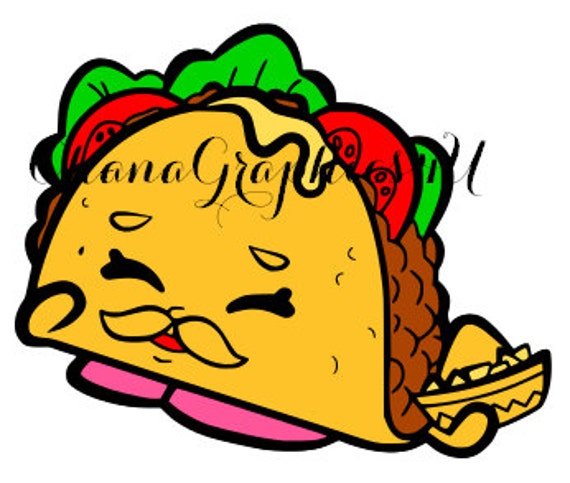 Download Shopkins Inspired Taco Terrie SVG