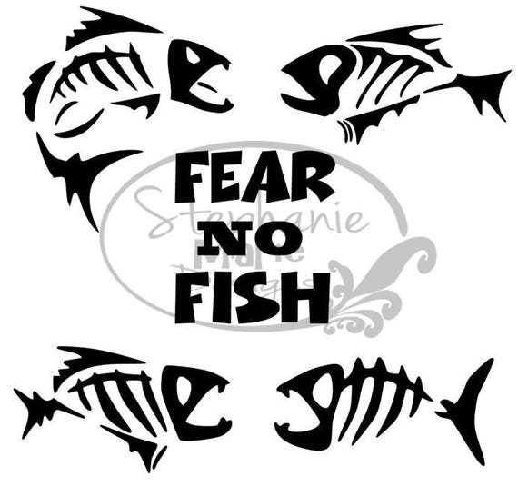 Download Fear No Fish-SVG Cut File for use with Silhouette Studio